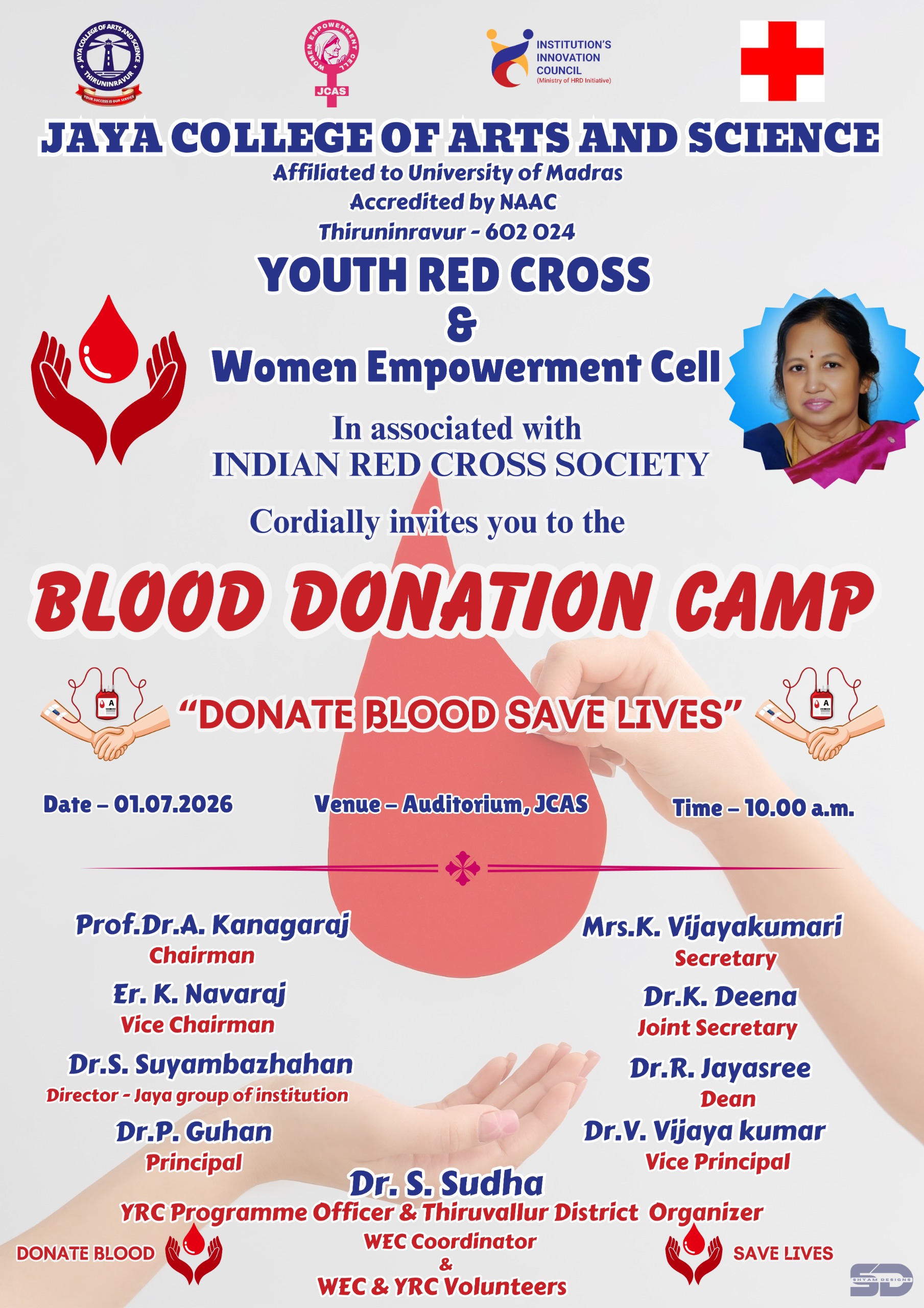 Blood Donation Camp Flyer